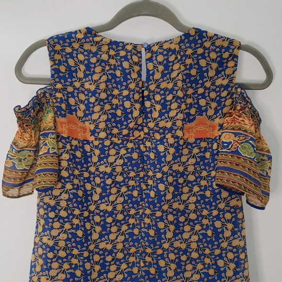 Rabbit Rabbit Rabbit Floral Multicolor Smocked Lined Size 6 Dress - Picture 9 of 14